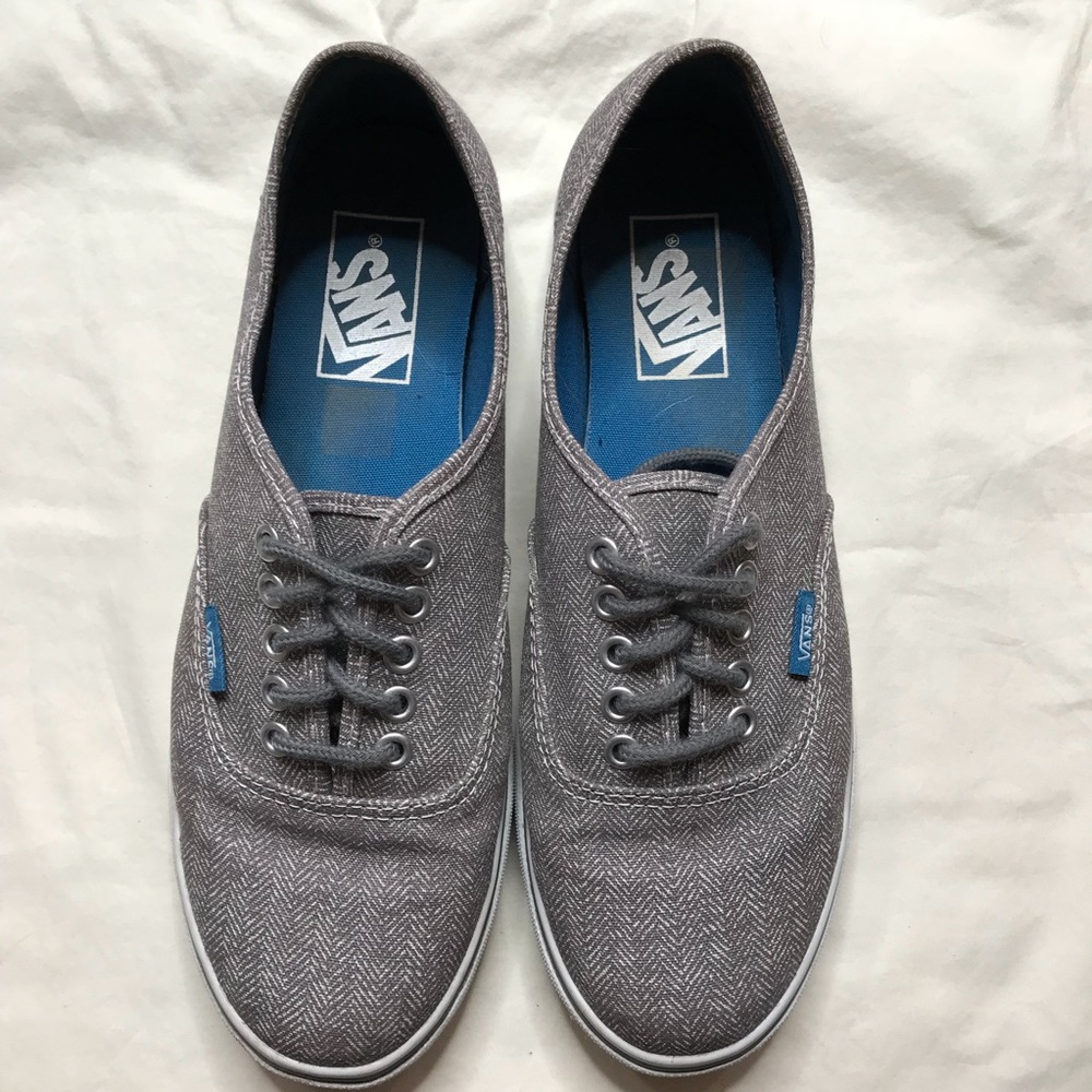 Women’s Vans textured Grey and Blue sneakers